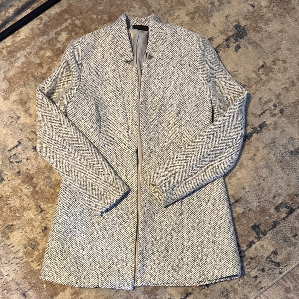 EUC Vici Gray Herringbone Blazer